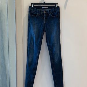 J BRAND Super Skinny Stretch Dark Wash Jeans 26